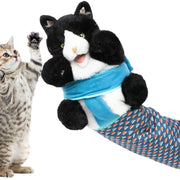 Interactive Plush Cat Wrestling Glove Toy - Fun and Durable Playtime for Your Feline Friend!