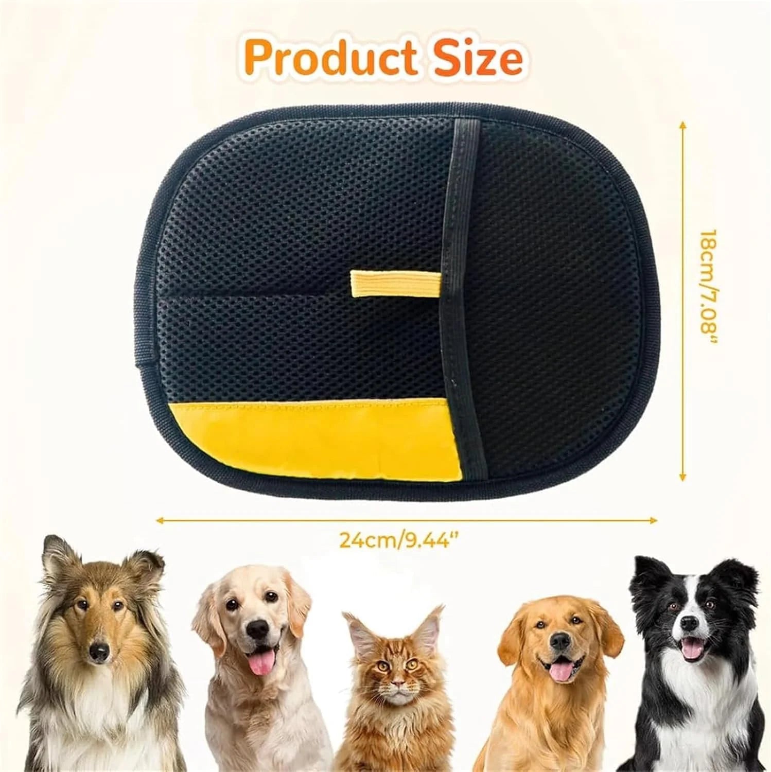 Transform Your Pet Grooming Routine with Dual-Sided Electrostatic Hair Removal Gloves!